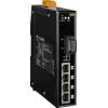 4-port 10/100 Mbps PoE (PSE) with 1 fiber port Switch (Single mode 30 km, SC connector)ICP DAS